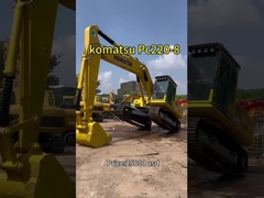 コマツー PC220 複合構造の両生小型水力掘削機